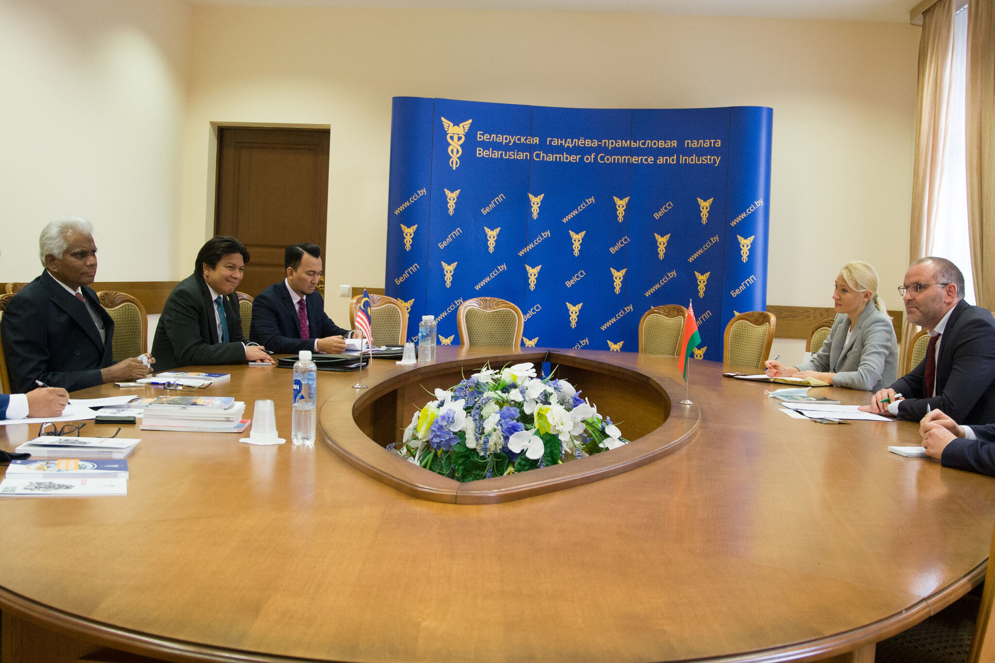 Встреча заместителя председателя БелТПП Д.Мелешкина с Чрезвычайным и Полномочным Послом Малайзии Бала Чандран Тарманом