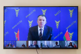 Удзел старшыні БелГПП У.Улаховіча ў анлайн-форуме па эканамічнаму і гандлёваму супрацоўніцтву ў рамках ЭКСПА «Кітай-Еўразія»