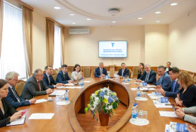 Сустрэча з кіраўніцтвам Бельгійска-Люксембургскай гандлёвай палаты ў Расіі