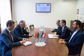 Встреча председателя БелТПП М.Мятликова с Чрезвычайным и Полномочным Послом Ирана С.Яри