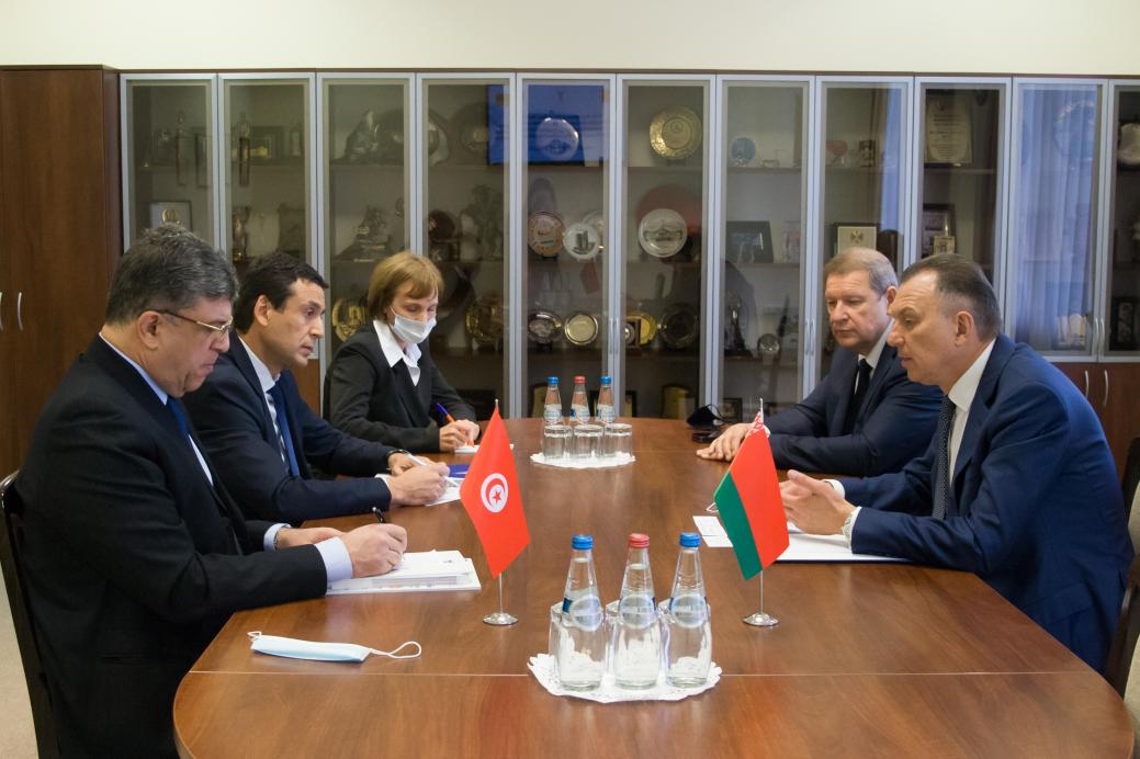BelCCI Chairman Vladimir Ulakhovich meets Ambassador Extraordinary and Plenipotentiary of Tunisia Tarek Ben Salem BelCCI Chairman Vladimir Ulakhovich meets Ambassador Extraordinary and Plenipotentiary of Tunisia Tarek Ben Salem