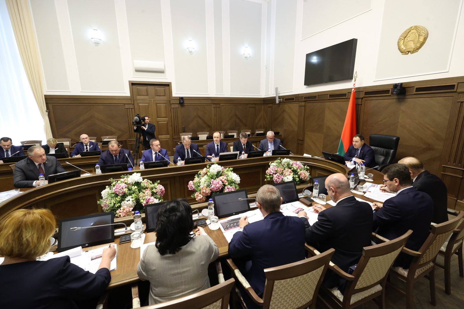 Старшыня БелГПП М.Мятлікаў прыняў удзел у пасяджэнні рабочай групы па падрыхтоўцы і правядзенні выстаўкі «ІНАПРАМ 2023» Старшыня БелГПП М.Мятлікаў прыняў удзел у пасяджэнні рабочай групы па падрыхтоўцы і правядзенні выстаўкі «ІНАПРАМ 2023»