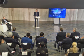 Участие председателя БелТПП В.Улаховича в Белорусско-Азиатском форуме в Москве