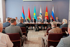 Встреча Председателя Коллегии Евразийской экономической комиссии М.Мясниковича и членов Коллегии (министров) ЕЭК с предпринимательским сообществом Беларуси