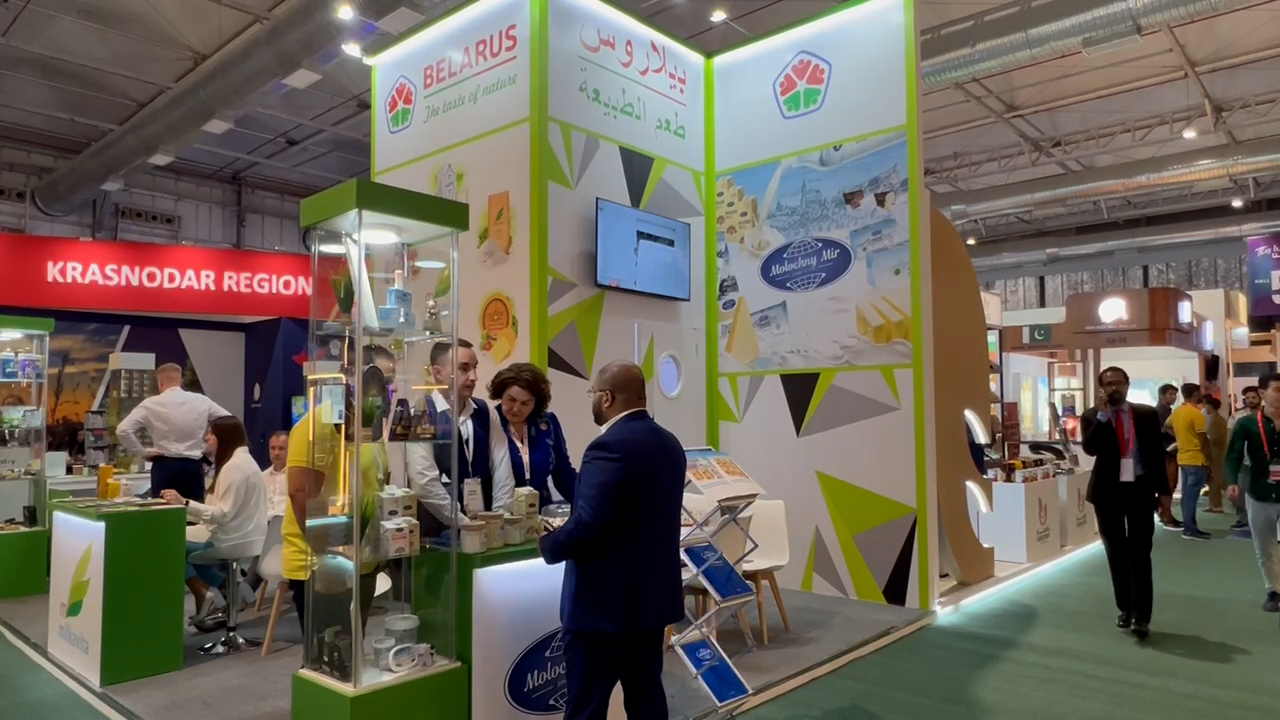 Экспазіцыя Belarus. The Taste of Nature на выставе Saudi Food Show у Эр-Рыядзе Экспазіцыя Belarus. The Taste of Nature на выставе Saudi Food Show у Эр-Рыядзе