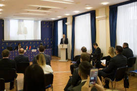 Встреча Чрезвычайного и Полномочного Посла Индии А.Р.Джа с белорусскими деловыми кругами