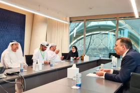 Встреча председателя БелТПП В.Улаховича с руководством бизнес-ассоциаций ОАЭ