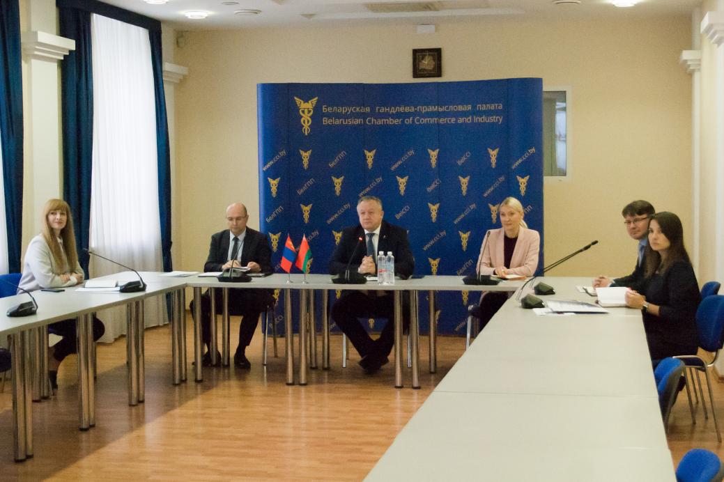 BelCCI Chairman Mikhail Myatlikov meets President of the National Chamber of Commerce and Industry of Mongolia Amartuvshin O.