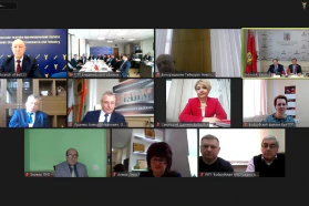 Телемост между городами-побратимами Бобруйск и Владимир