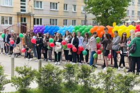 Урачыстае адкрыццё дзіцячай пляцоўкі ў Магілёве