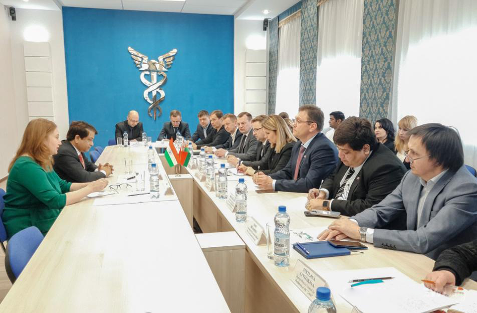 Meeting of business representatives from the Mogilev region with the Ambassador Extraordinary and Plenipotentiary of India to Belarus H.E.  Mr. Alok Ranjan Jha