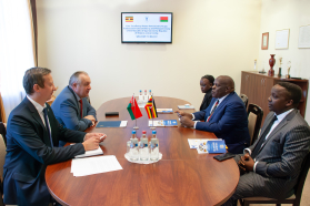 Встреча председателя БелТПП М.Мятликова с Чрезвычайным и Полномочным Послом Уганды М.К.Кизиге
